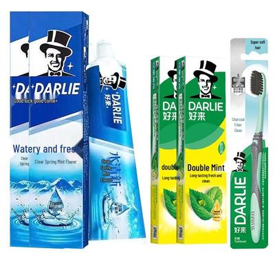 Water Fresh & Double Mint Toothpaste Bundle with Toothbrush