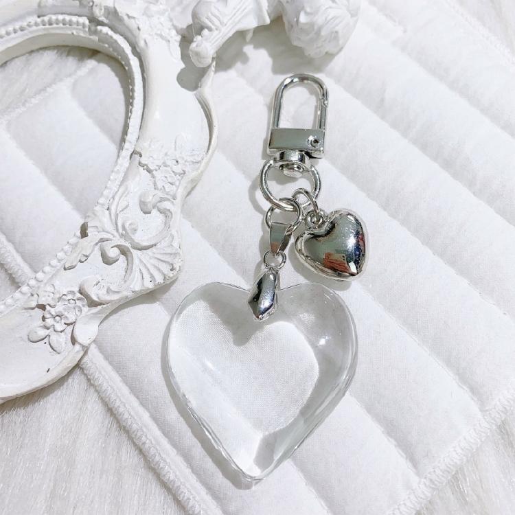 Heart Hanging Charm Multifuntional Fashion Ornament Party Key Jewelry Alloy Texture Great for Friend and Fashion Lover