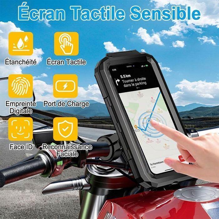 Universal Bike Scooter Phone Mount, Waterproof Anti-Drop 360° Rotatable Adjustable