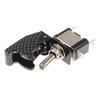 Auto Car Boat Illuminated Led Toggle Switch With Safety Aircraft Flip Up Cover Guard Blue Cover for Racing Automotive