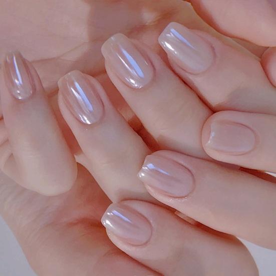 30Pcs Press On Nails Elegant Chinese Style Bamboo Red Square Short Glossy Nail Extension Full Cover Salon Home Women Girls Fake Nails Kit