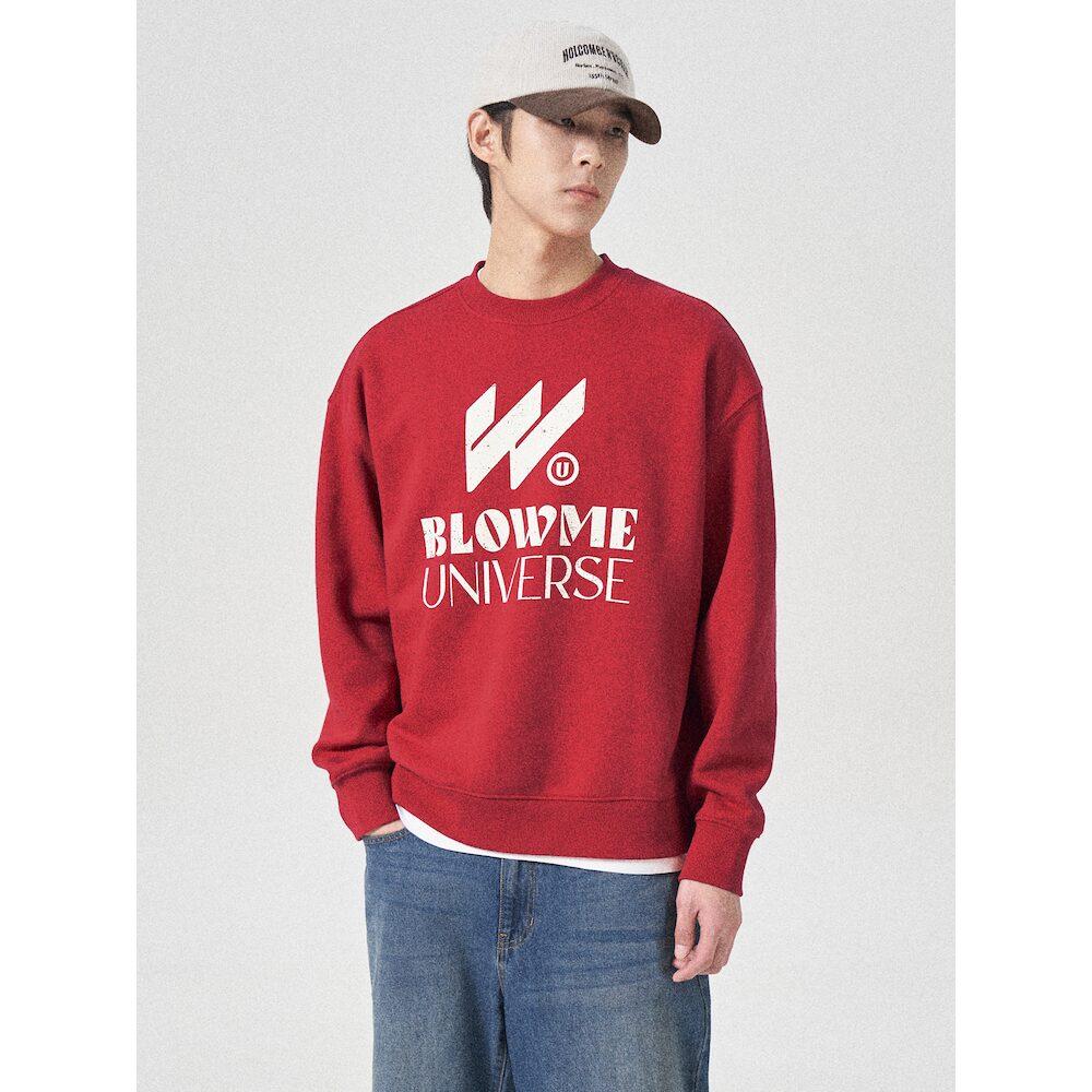 8SECONDS Universe Graphic Sweatshirt Red