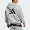 adidas Giacca Sportiva con Cappuccio e Zip a Vestibilità Ampia da Basket Unisex Giacche KB7562
