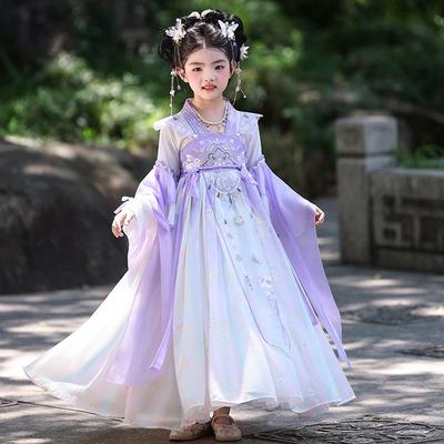 2025 Summer Style Hanfu for Girls - Fairy Tang Suit Dress