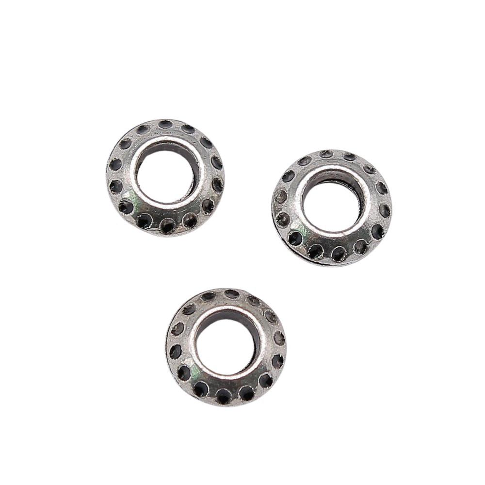 Large Hole Dot Spacer Beads Multi Color Charms For Bohemian Jewelry Findings