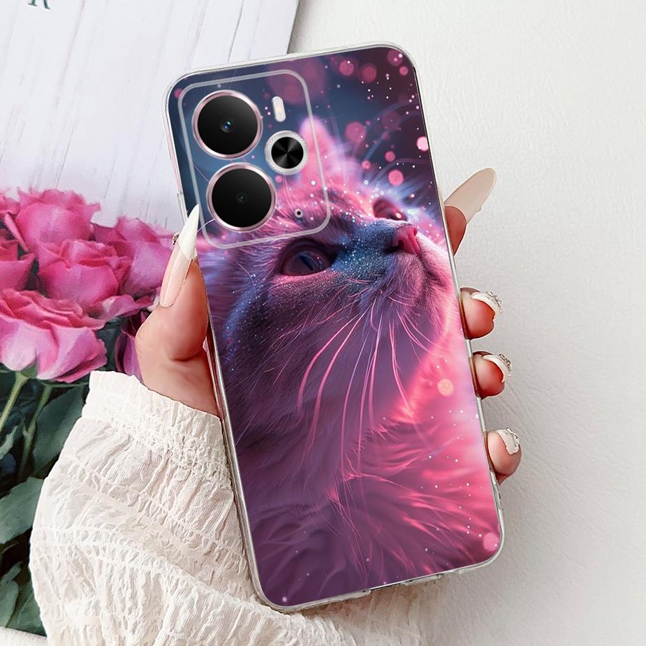 For Realme 14 5G Case RMX5075 Stylish Butterfly Painted Cover Silicone Case For Realme 14X 14 Realme14 T 14T 5G Soft Fundas Bags