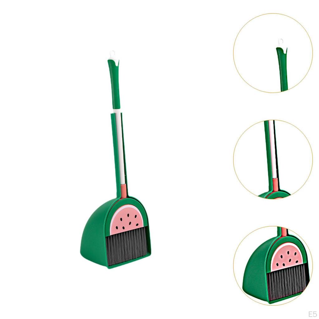 Broom and Dustpan Set Tailored for Kids, Ideal Housekeeping Tools Preschool Age Group