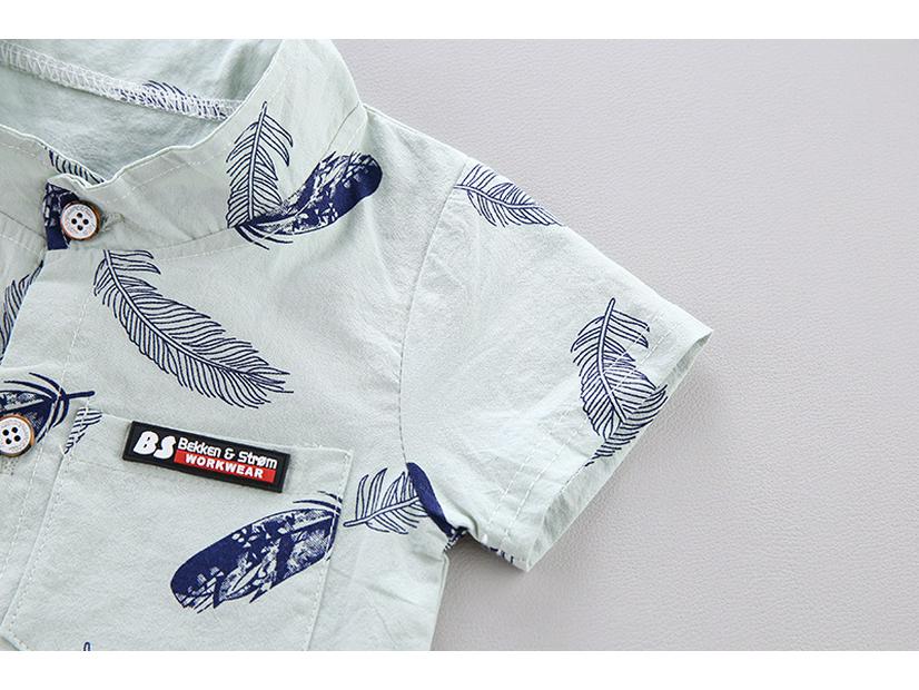 Summer Boys' Infant Two-Piece Short-Sleeved Suit - Trendy Children's Clothing