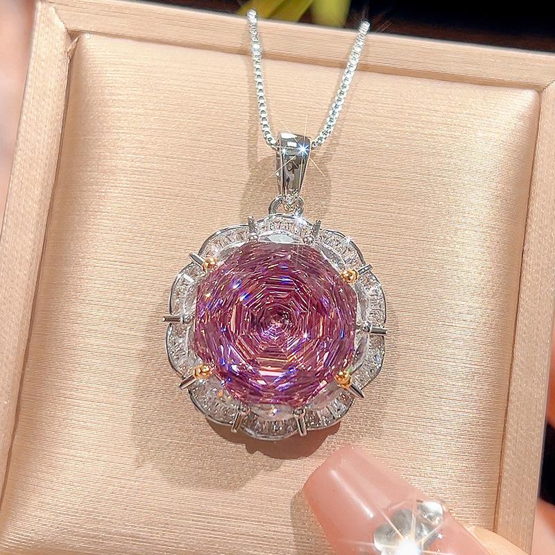 Jewelry Copper Bottom Gold-Plated Rose Cut Dry Rose Temperament Light Luxury Suit Women 16-10M
