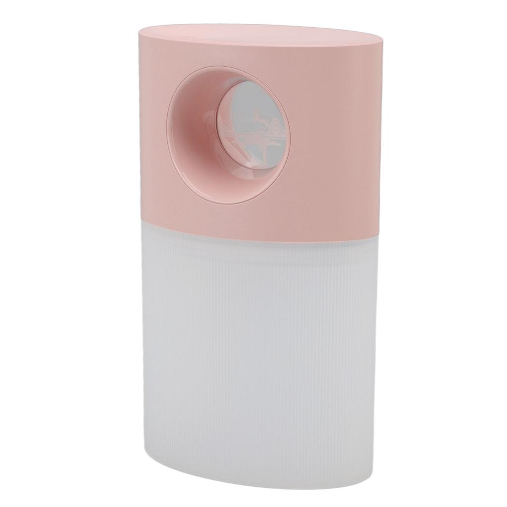 Mini Humidifier Quiet USB Rechargeable Fine Mist Portable Desktop Humidifier with Night Light for Home Office 350ml