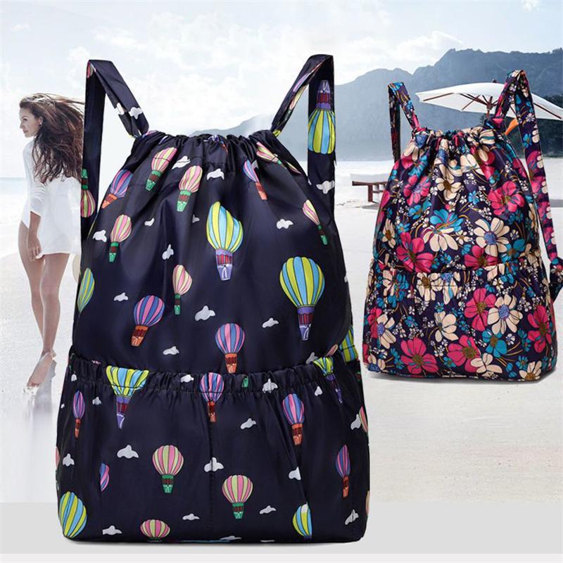 Nylon-Bündel-Taschen-Rucksack, Outdoor-Sporttasche, große Kapazität, leichter Reiserucksack