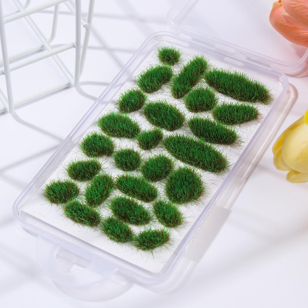 Miniature Plant Irregular Grass Tufts Artificial Flower Cluster Simulation Wargaming Scenery Model Sand Table Layout Landscape