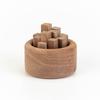 Wood Aromatherapy Natural Wood Diffuser Suitable for Home Car Round Design Decorative Dashboard Suitable for Office Desktop