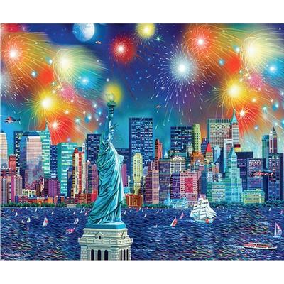 5D DIY Diamond Painting City Fireworks Embroidery Cross Stitch Rhinestone Mosaic Home Decor
