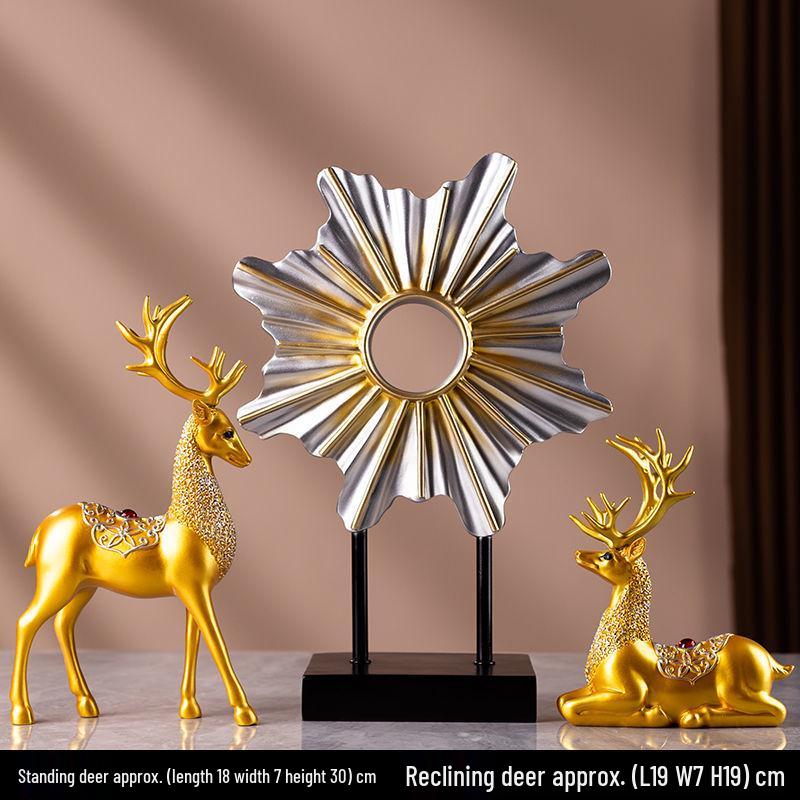 Creative Deer Ornament for Home Decor - Perfect for Living Room, Wine Cabinet, TV Stand, or Entryway Display