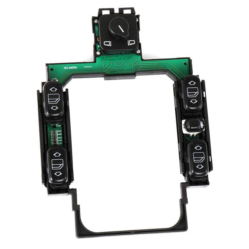 Electric Power Window Switch Parts for Mercedes-benz W210 W202 E300 E320 E420 Front Left Glass Lifter Button Car Accessories