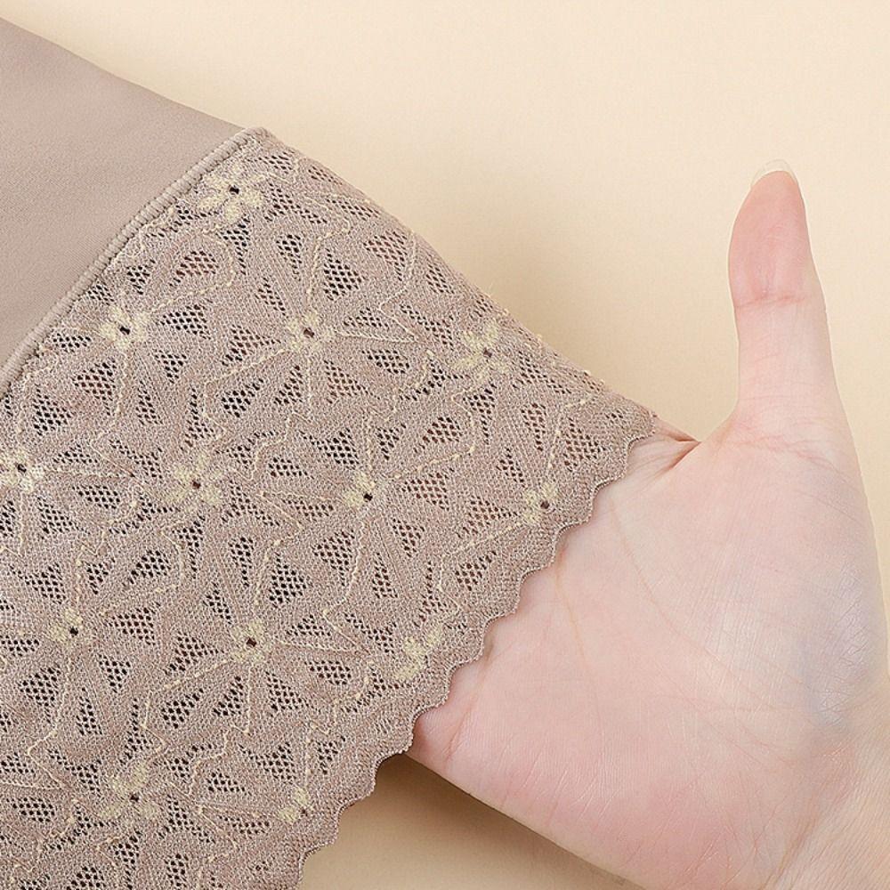 Shapers Tummy Control Underwear Mesh Flower Butt Lifting Briefs Body Shaping Underpants  Women