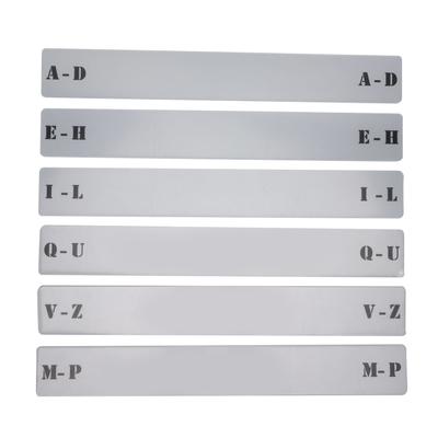 GKR34B Schallplatten-Trennkarte AZ Horizontale Beschriftung Schallplatten-Organizer Indexkarte für Schallplattenregal-Aufbewahrung
