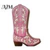 Wooden Floral Container for Dried Flowers Cowboy Boots Wall Planter Indoor Plants, Western Boot Flower Hanging Vase Handcrafted Poplar Wood