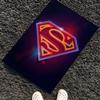 SUPERMAN Printed Carpet, Rug for Office Chair Living Room Bedroom Kitchen Room Decor Gifts.