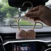 Leopard Print Car Hanging Ornament Underwear Shape Rearview Mirror Pendant  Vehicle Interior Decor