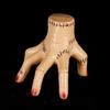 Wednesday Cosplay Model Hand LED Audio-Visual Scary Toy Broken Hand Interactive Horror Toy with Sound Effects Halloween Party Decorations