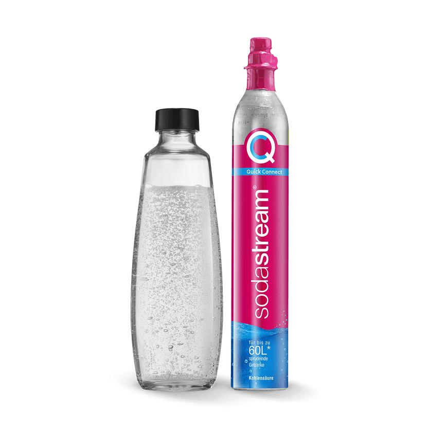 Sodastream DUO Sparkling Water Maker 1L glass carafe rose