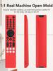 For TCL RC833A Silicone Remote Control Case with Lanyard Protective Cover Anti-Scratch Drop-Proof RC Cover Smart TV Accessories
