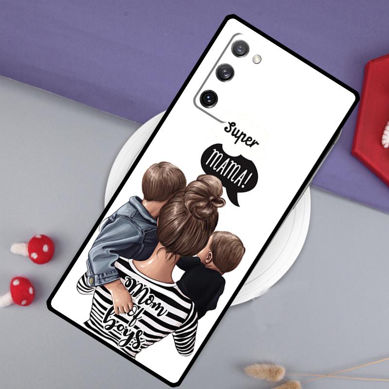 Mama Baby Ultra-Thin TPU Phone Case for iPhone 6-16ProMax/SamsungS7-S24Ultra/Redmi13TPro - Shockproof,Scratch-Resistant,RaisedCameraSafe Cover