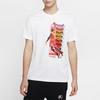 Jordan T Shirts Men's White Crew Neck Moderate Straight Fit CW0860-100