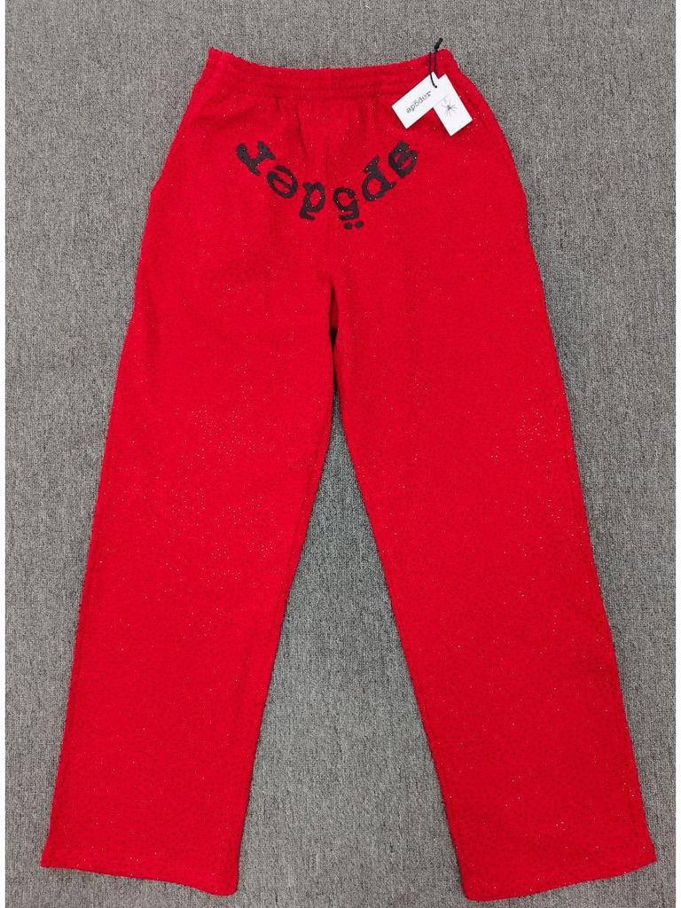 Spider Original Rhinestone Hoodie and Fleece-lined Sweatpants Set