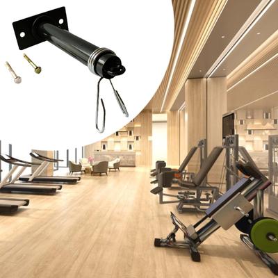 Wall Mount Weight Plate Holder Barbell Space Saving Weightlifting Modern Exercise Practical
