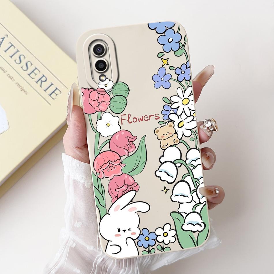 For Samsung Galaxy A02 A02s Phone Case Samsung A02 A02S SM-A025F A022G Elegant Floral Printing Soft Silicone Shockproof Cases