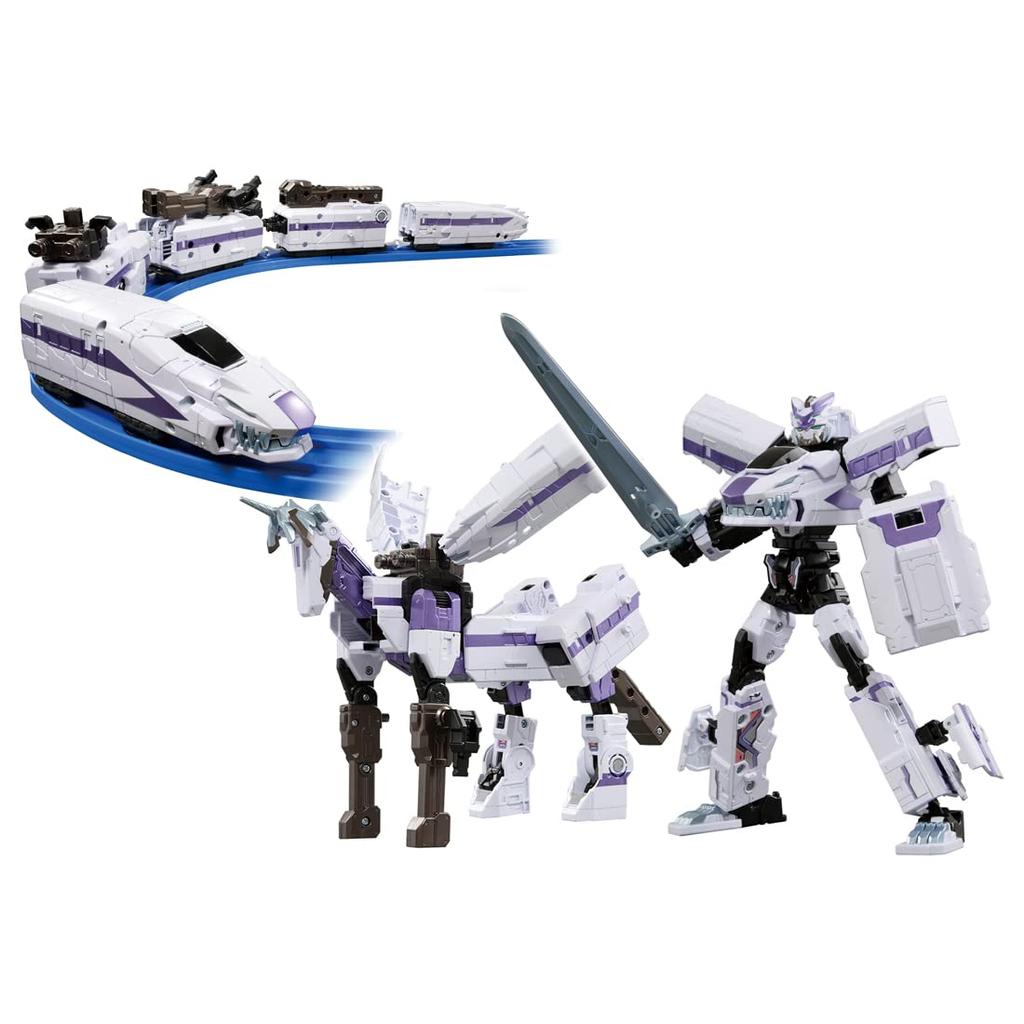 TAKARA TOMY Shinkansen Deformation Robot Shinkalion Z Dark Shinkalion Train Train Toy 3 years old and above Toy Safety Standards Passed ST Mark