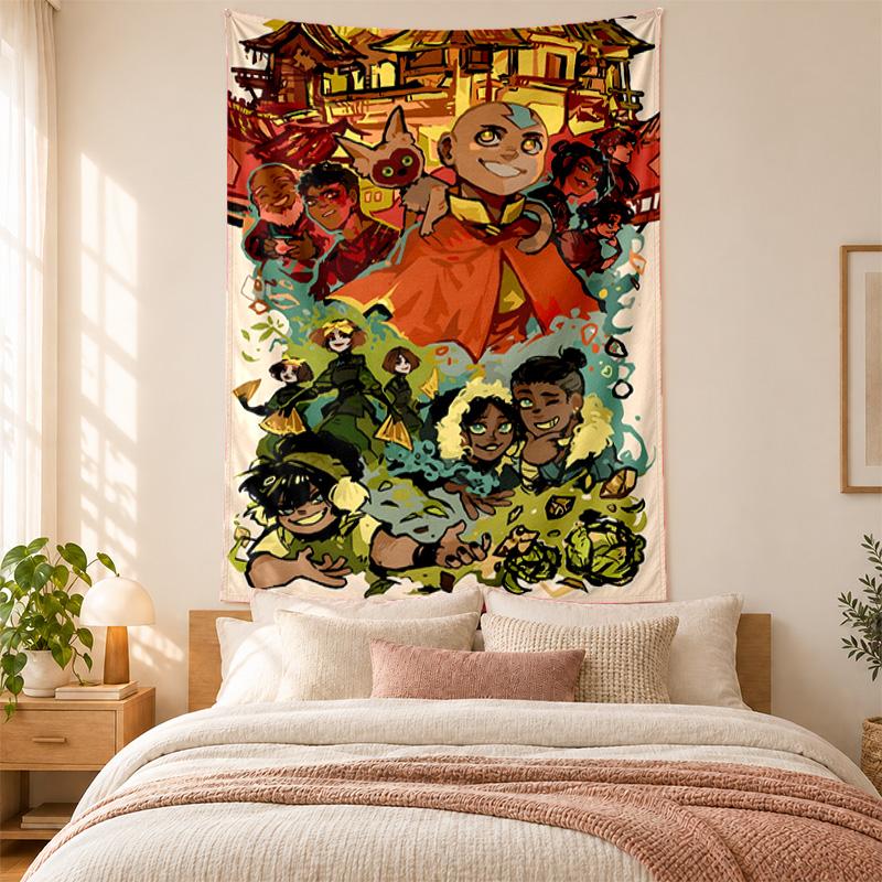 Avatar The Last Airbender Tapestry Highquality for Decorating Living Room Bedroom Dorm Walls Ideal As Bedroom Wallart Orholiday Gift