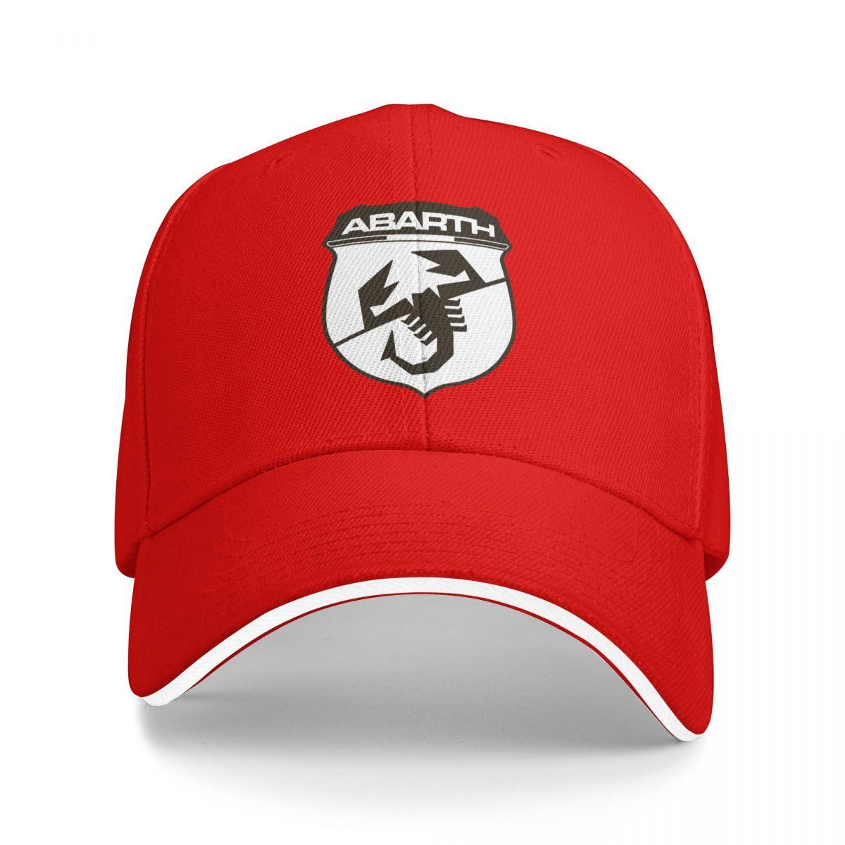

Unisex Baseball Hats Adesivo Scorpione Abarth Print Outdoor Streetwear Summer Sports Baseball Caps Hip Hop Cap Casquette Hats One Size