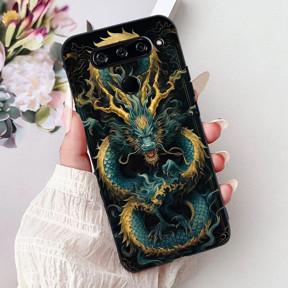 Funda For LG V40 ThinQ Case Cover Silicone Luxury Fashion Cute Cat Cool Shockproof Bumper Casing For LG V405 LM-V405 LM-V409N