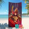 Customizable personalized beach towels Black Myth Wukong Game themed designs.Suitable for the beach, yoga, sports;ideal as beach accessories