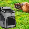 Cat Travel Carrier Portable Expandable Soft-Sided Puppy Carrier Breathable Pet Backpacks For Car Flight Vet Visit Grooming