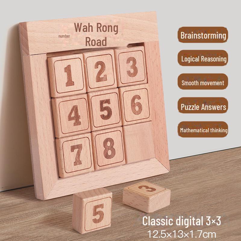 

Детская деревянная головоломка «Дорога Хуаронг» — развивающие строительные блоки для детей и взрослых