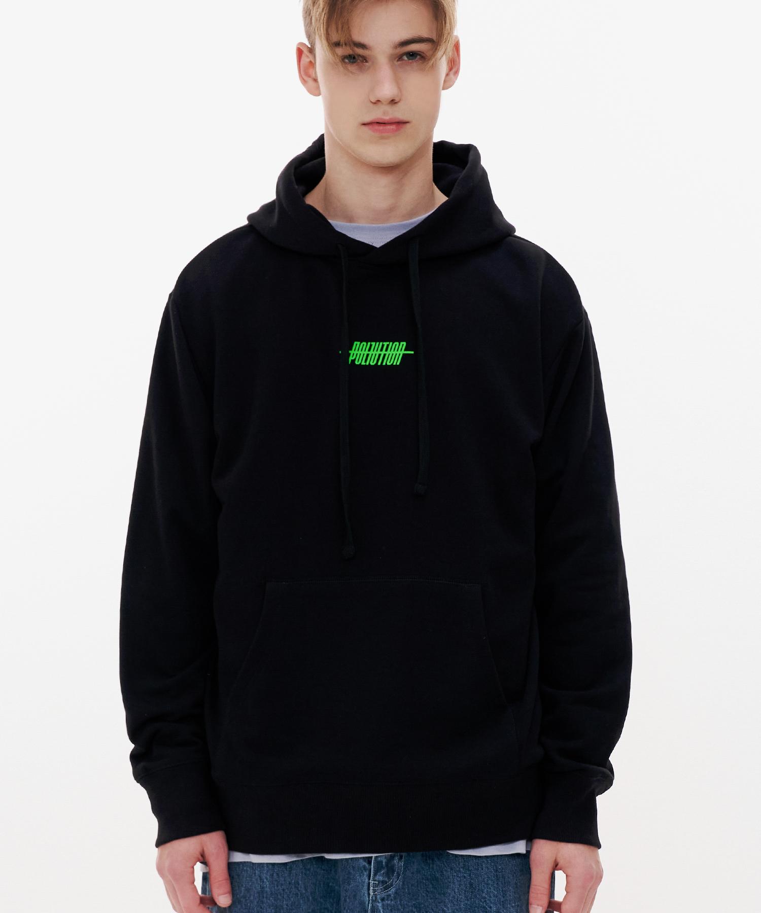 Pollution Logo Hoodie L