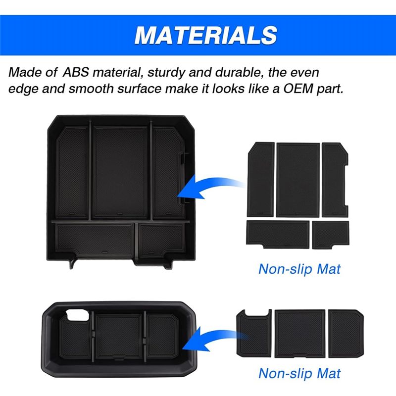 Dashboard Organizer Center Console Tray For Toyota 2026-2026 Armrest Storage Box Accessories