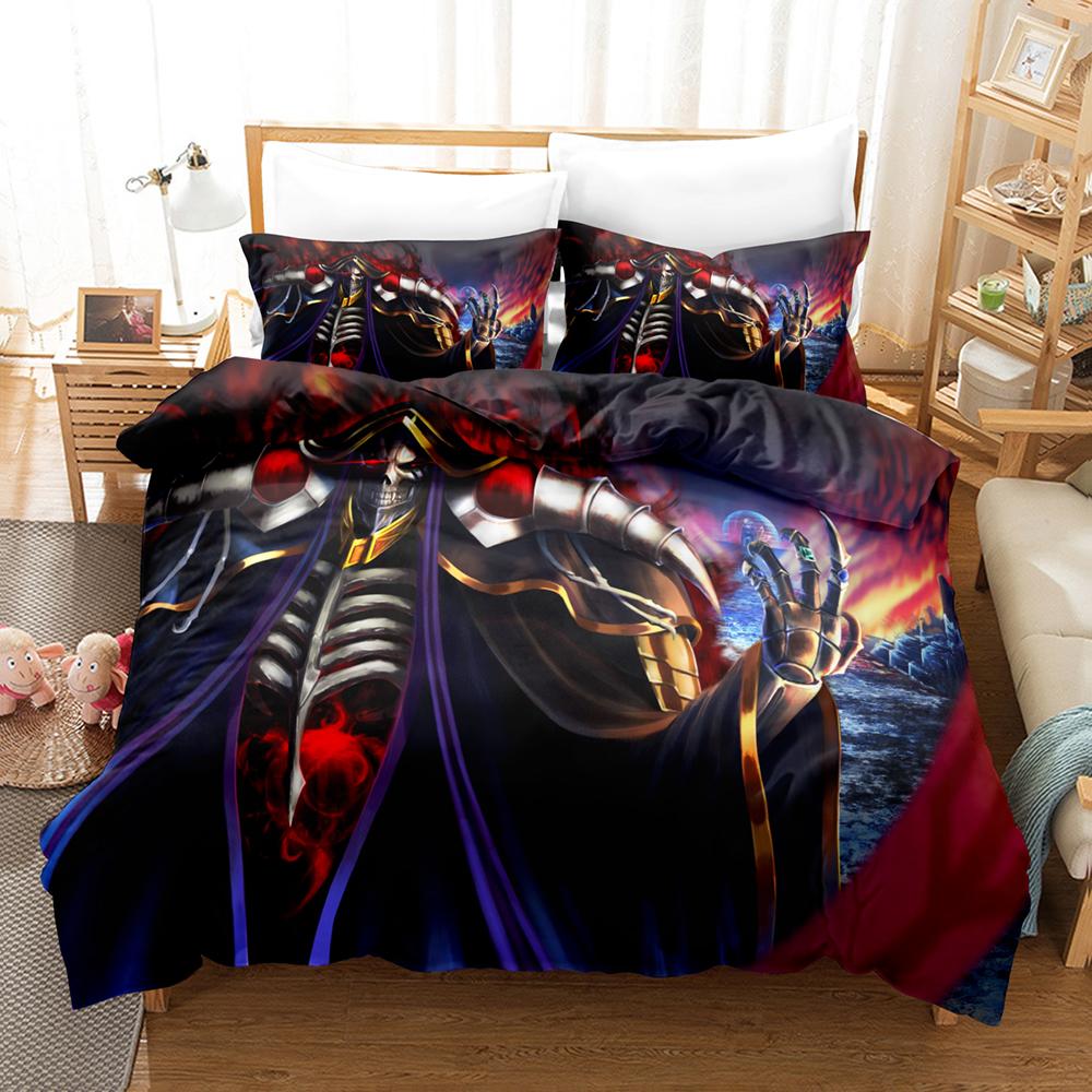 3D Print Game The Overlord Bedding Sets Duvet Cover Set With Pillowcase Twin Full Queen King Bedclothes Bed Linen Home Textiles