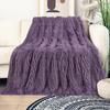 Decorative Extra Soft Fuzzy Faux Throw Blanket Reversible Long Hair Shaggy,Fluffy Cozy Plush Comfy Microfiber Fleece Blankets for Couch Sofa Bedroom