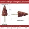 Sanding & Polishing Kit: Handle with Flap Wheel, Disc Sandpaper, Metal Polishing Wheel, Small Conical Flap Head
