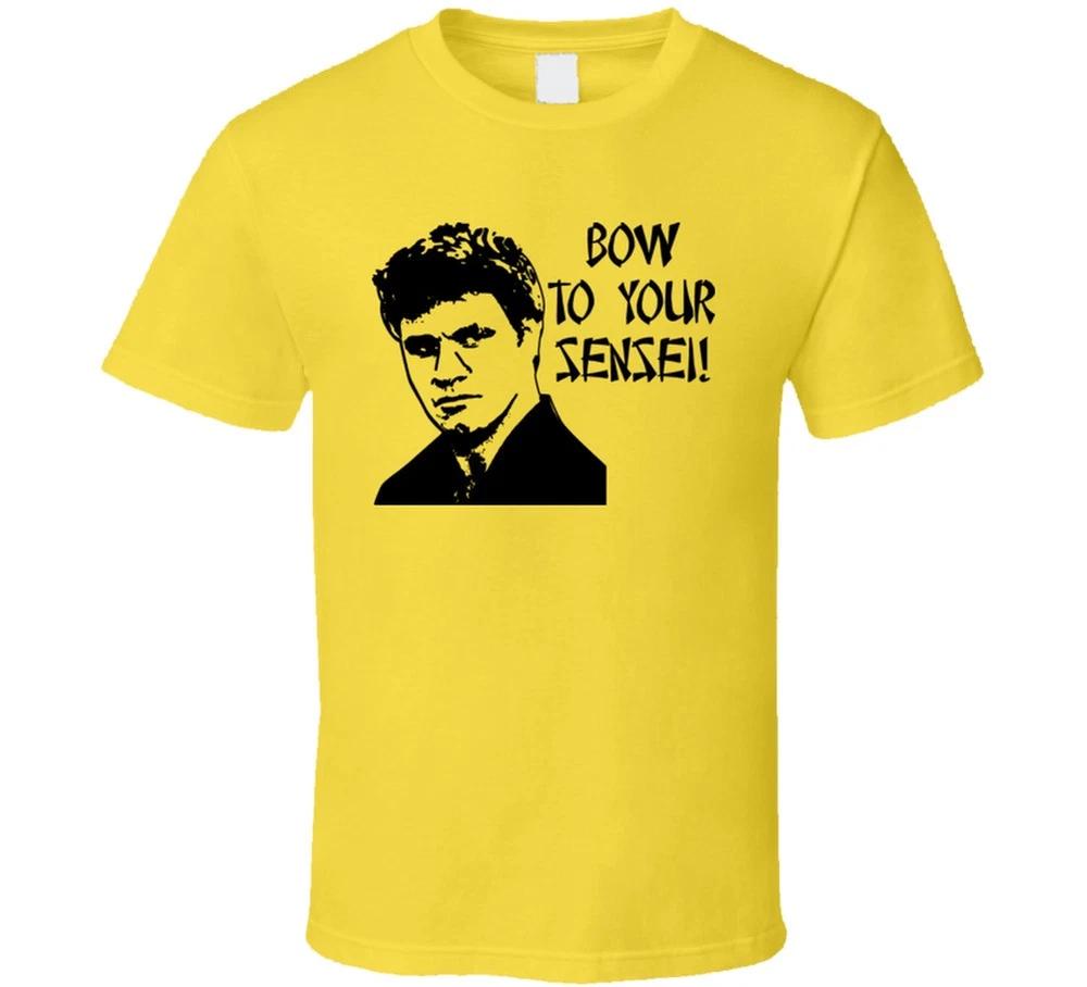 Bow To Your Sensei Karate Kid Cobra Kai Retro T Shirt S