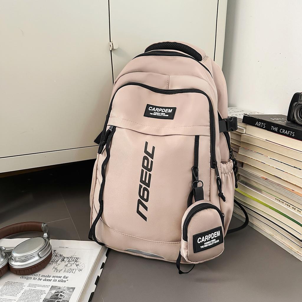 Backpack women's new large-capacity travel backpack junior high school student high school student schoolbag men's and women's computer bag