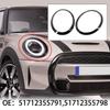 For MINI COOPER F55 F56 F57 Frame HEADLIGHT TRIM RING LEFT+RIGHT SET Brand New