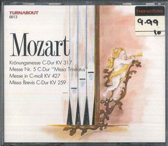 CD VARIOUS - Wolfgang Amadeus Mozart 1756 1791 0013 TURNABOUT 1991 US Classical Used