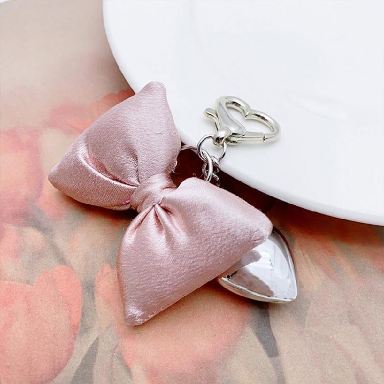 Adorable Bowknot Keyring Mobile Phone Accessories Pendant Cute Backpack Decor